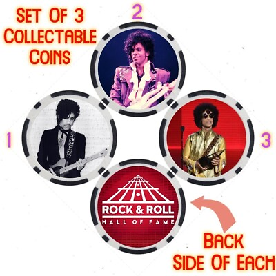 #ad PRINCE ROCK amp; ROLL HALL OF FAME COLLECTABLE COIN SET $24.89