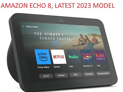 #ad Amazon Echo Show 8 Latest 3rd Gen 2024 Smart Display w Alexa Charcoal $129.98