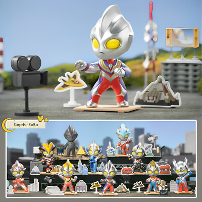 #ad POP MART Ultraman Photo Studio Series Blind Box Confirmed Figure Hot Toys Gift $20.99
