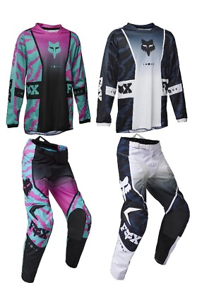 #ad Fox Racing Youth 180 Nuklr MX ATV UTV Jersey and Pant Combo Set $91.96