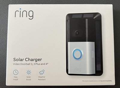 Ring 53024214 Solar Charger for Video Doorbell 3 3 Plus 4 new. $45.89
