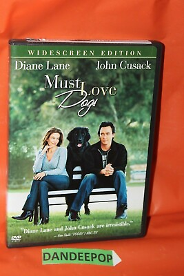 #ad Must Love Dogs DVD 2005 Widescreen Movie $6.99
