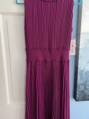 #ad Nanette Lepore Women’s Pleated Halter Dress Size 6 New With Tags $19.99