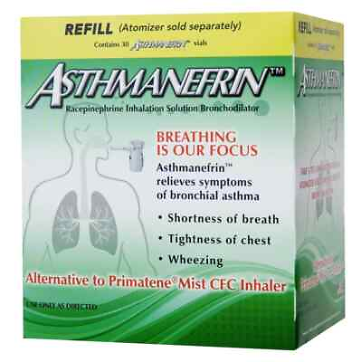 #ad ASTHMANEFRIN ASTHMA MEDICATION REFILL 30 COUNT EXPIRATION MAY 2025 $30.00