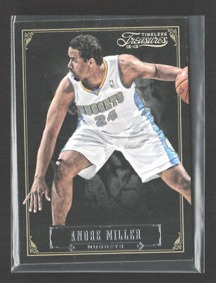 #ad Panini 2012 13 Panini Timeless Treasures #112 Andre Miller Silver Denver Nuggets $3.99