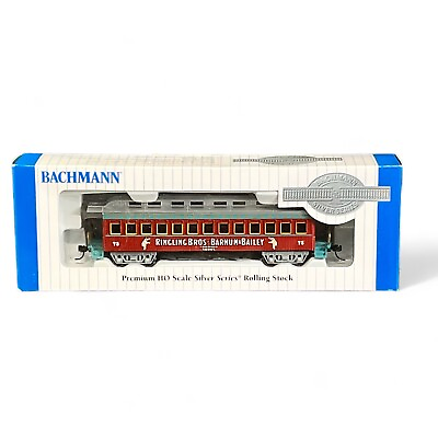 #ad HO Bachmann 16601 Ringling Bros Barnum amp; Bailey Coach Passenger Car #75 $40.00