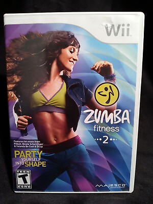 #ad Zumba Fitness 2 Nintendo Wii 2011 FAST SHIPPING $6.00