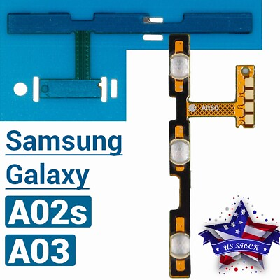 #ad For Samsung Galaxy A02s A025U A025F A03 A035F Power Volume Flex Cable Ribbon OEM $6.36