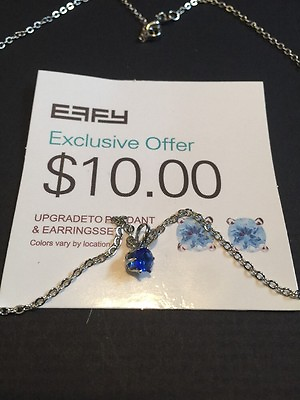 #ad New Gorgeous EFFY Blue Stone Necklace Princess Cruise Exclusive Gift Piece $5.39