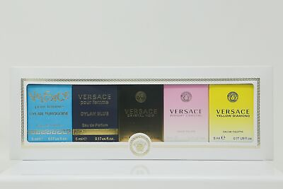#ad Versace Miniatures Collection by Versace for Women 5 Pc Mini Gift Set NEW $52.29