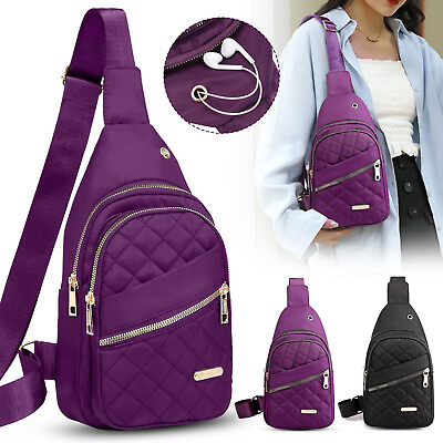 #ad Women Crossbody Shoulder Bag Chest Sling Fanny Travel Sport Backpack Gift Lady $11.25