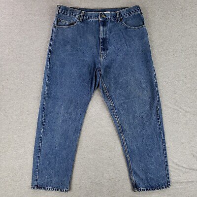 #ad Vintage Berne Jeans 40x30 Old School Quality Denim 90s Retro Stone Wash $18.05