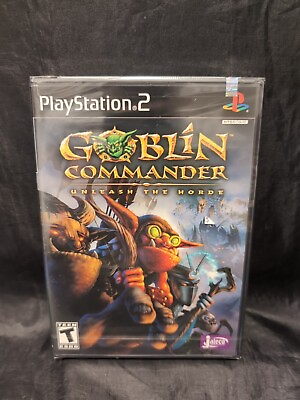 #ad Goblin Commander: Unleash the Horde Sony PlayStation 2 2003 Sealed $32.99