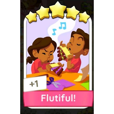 #ad Monopoly Go Flutiful ⭐️⭐️⭐️⭐️⭐️ 5 Star Stickers ⚡️Fast Delivery $6.39