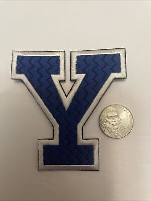#ad Yale University Vintage Embroidered Iron On Patch 3” X 2.75” $6.99
