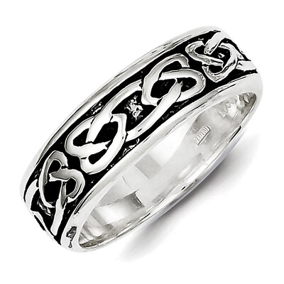 #ad Sterling Silver Design Ring QR1958 $62.99