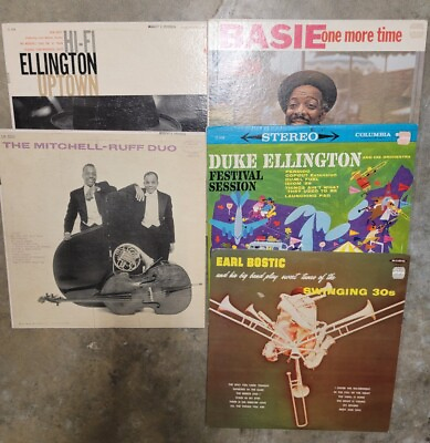 #ad Jazz Lot Jazz Fusion LPs x 12 Earl Bostic Count Basie Duke Ellington $40.00