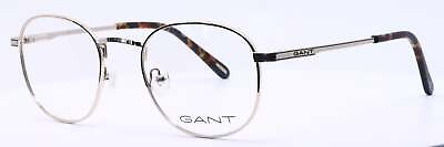 #ad Gant GA3171 032 Gold Mens Round Full Rim Eyeglasses Frames 49 21 140 B:43 $49.99
