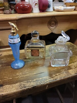 #ad Antique Perfume Bottle Lot $64.39