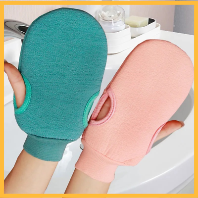 #ad 1PC Exfoliating Bath Mitt Shower Body Scrub Glove SPA Massage Towel $9.13
