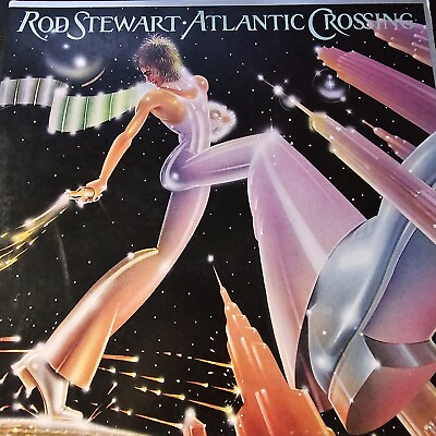 #ad Rod Stewart Atlantic Crossing 1975 WB BS2875 Vinyl Record LP $15.00