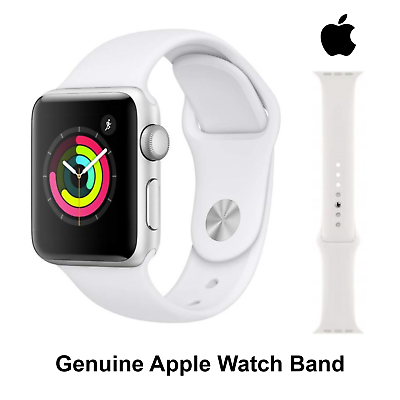 #ad Genuine Apple Watch Sport Band Strap for SE 7 6 5 4 3 2 1 Series 38mm 40mm 41mm $7.19