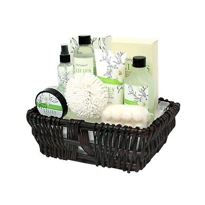 #ad Gift Baskets for WomenBodyamp;Earth Spa Basket Gifts for WomenLily 10pc Spa Ki... $46.02
