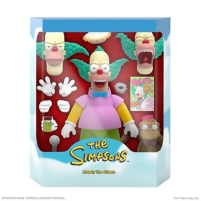 #ad Super7 Ultimates: The Simpsons Wave 2 Krusty the Clown Action Figure $46.71
