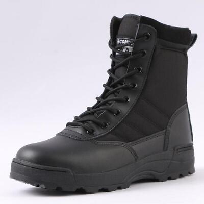 #ad Tactical Military Boots Men Boots Special Force Desert Combat Army Boots Outdoor $27.98