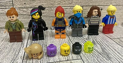 #ad Lego Minifigures Mix Lot With Heads $15.00