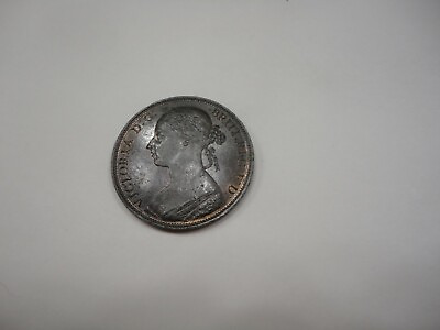 #ad Great Britain 1887 Queen Victoria Penny KM 755 Uncirculated $250.00
