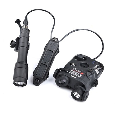 #ad Tactical PEQ15 Red Green Laser SightM300 M600 Flashlight Set Hunting Light $58.99
