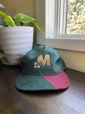 #ad Vintage Farmer M Seed quot;Solutions In The Seedquot; Snapback Hat Green Maroon Gold $7.60