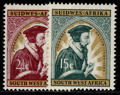 SOUTH WEST AFRICA QEII SG196 197 1964 anniv of Calvin set LH MINT. GBP 2.50