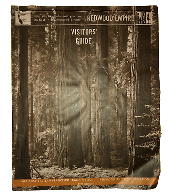 #ad 1971 Edition Redwood Empire Association Magazine San Francisco Visitor’s Guide $29.95