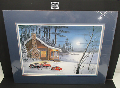 #ad POLARIS INDY XC 500 600 ART PRINT by JERRY RAEDEKE After A Day On The Trail #511 $142.49