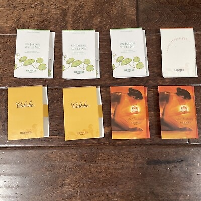 Lot of 8 Hermes perfume samples including rare and vintage $31.94