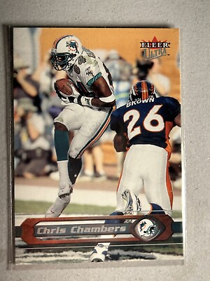 #ad 2002 Fleer Ultra Rookie Chris Chambers Miami Dolphins #88 $1.25