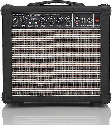 #ad 20W Electric Guitar Amplifier Clean and Distortion Channel 3 Band Equalizati $76.99