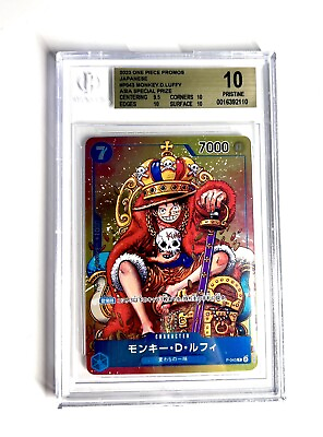 #ad BGS 10 Pristine Monkey D. Luffy P 043 Promo Weekly Shonen Jump One Piece $69.99