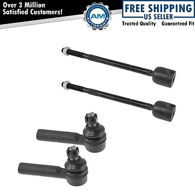 #ad Tie Rod End Inner Outer LH RH Set of 4 for 91 96 Dodge Dakota 2WD New $40.76