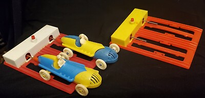 #ad Thomas Toys Race Cars With Ejector Platform Newark NJ RARE VINTAGE HOT RODS $128.50