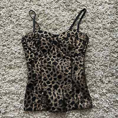 #ad black corset top small $25.00