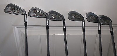 #ad Ping Anser Forged 2010 Iron Set Steel Stiff Right Black Dot rifle project x $289.99