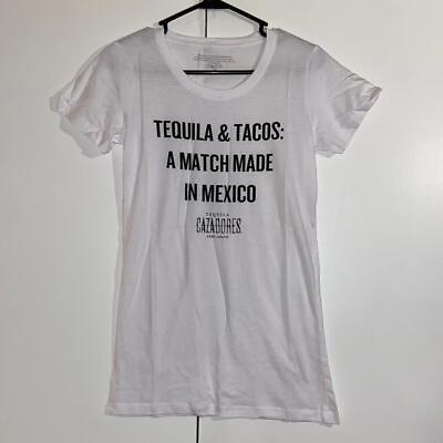 #ad NWOT ‘TEQUILA amp; TACOS Fitted Tee Medium $15.00