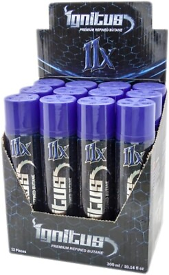 #ad 11X Premium Refined Butane Large 300ml 12 Cans $59.99