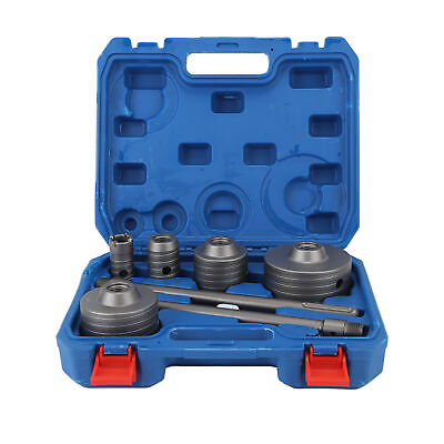 #ad Pro 9Pcs Concrete Hole Saw Drill Bit Kit with Shank 30mm 40mm 65mm 80mm 100mm $43.69