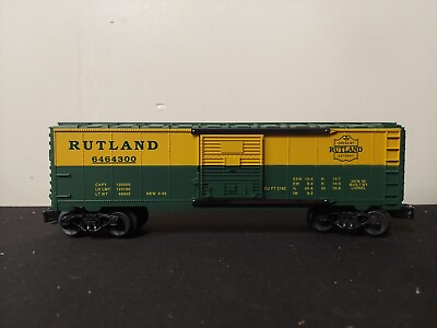 #ad Lionel Trains O Scale Gauge 6464300 Rutland Gateway Box Car $12.99