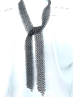#ad #ad Fashion Chain Necklace Silver Color $10.00