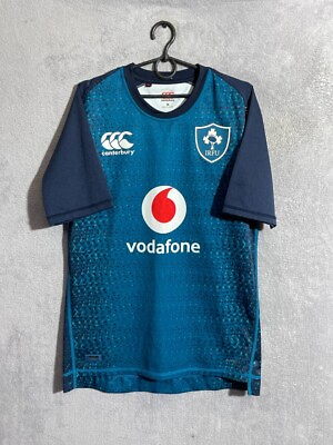 #ad IRELAND 2018 2019 AWAY RUGBY JERSEY IRFU RUGBY SHIRT Mens Size M CANTERBURY $42.49